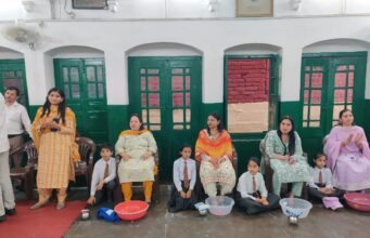 दयानंद आदर्श विद्यालय सोलन में फिट टचिंग सेरेमनी Dayanand Adarsh Vidyalaya