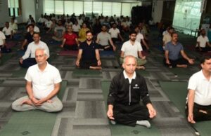 SJVN ने 11वां अंतर्राष्ट्रीय योग दिवस मनाया 1th International Yoga Day