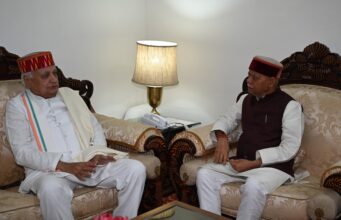 बिहार के राज्यपाल आरिफ मोहम्मद खान की शिव प्रताप शुक्ल से भेंट Shiv Pratap Shukla