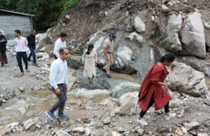 बहु-क्षेत्रीय केंद्रीय टीम ने करसोग के आपदा प्रभावित क्षेत्रों का किया दौरा disaster affected areas