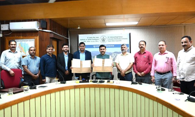 MOU Between Nauni and Mahindra Summit Agrisciences Nauni and Mahindra Summit Agrisciences