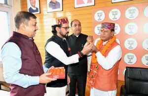 डॉ बिंदल ने भाजपा मुख्यालय में संभाला पदभार…. BJP headquarters