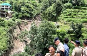 SDM पधर ने प्रभावित गांव पहुंचकर स्थिति का लिया जायजा affected village