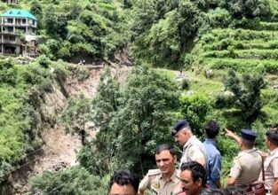 SDM पधर ने प्रभावित गांव पहुंचकर स्थिति का लिया जायजा affected village