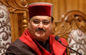 जेपी नड्डा का जिला मंडी का दौरा, क्षतिग्रस्त क्षेत्र का करेंगे दौरा : बिंदल visit the damaged area