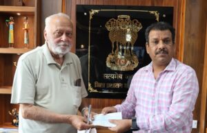 बेंगलुरु से दोस्त के माध्यम से भेजी आपदा प्रभावितों को सहायता राशि from Bangalore