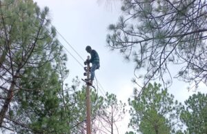 बगस्याड़ क्षेत्र में वर्षा में भी बिना रुके कार्य कर रहे विद्युत कर्मचारी #PowerSupplyHeroes