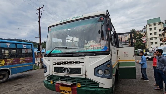 HRTC Bus Route Closed Solan Rain News