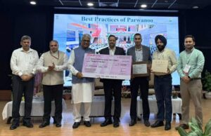 स्वच्छ वायु सर्वेक्षण-2025 में परवाणु शहर कोे देश में मिला दूसरा स्थान parwanoo clean air award 2025