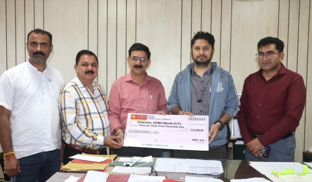 Una to Mandi relief donation