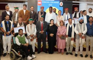 हिमाचल प्रदेश की 30 विभूतियों को हिमाचल आइकन अवार्ड 2025 Himachal Icon Award 2025