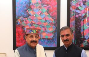 CM ने केन्द्रीय राज्य मंत्री से प्रदेश में 150 स्वचालित मौसम केन्द्र तथा किन्नौर में एक डॉप्लर वेदर रडार स्थापित करने का किया आग्रह Himachal Pradesh Weather Centers