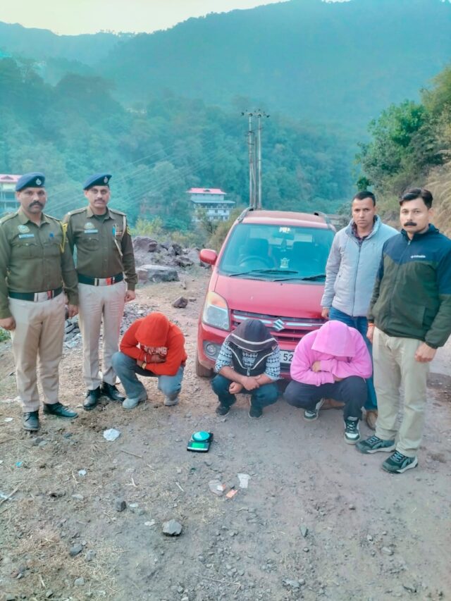 Kunihar Solan police action Heroin bust Solan