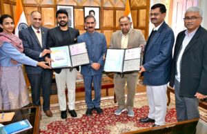 किसान समुदाय को पौध रोपण से जोड़ने के लिए समझौता ज्ञापन हस्ताक्षरित Himachal Sarkar MoU