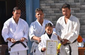सेंट मेरी स्कूल कसौली में कराटे बेल्ट ग्रेडिंग परीक्षा St Mary School Kasauli Karate Exam