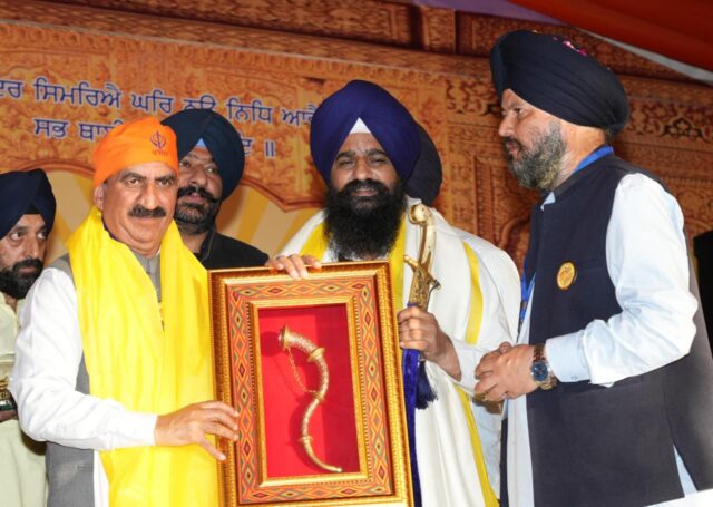 Sikh community celebration Shimla Guru Tegh Bahadur Shaheedi Parv
