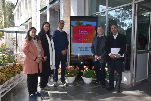 Shoolini University Victoria University visit