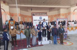 64वीं वार्षिक एथलेटिक मीट — पुरुष वर्ग में निर्भय तथा महिला वर्ग में दिव्यांका बने श्रेष्ठ एथलीट Solan Athletic Meet 2025