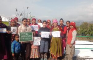 बालिका दिवस पर आंगनबाड़ी स्तर पर दिलाई गई शपथ National Girl Child Day