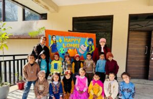 लोहरी उत्सव गुरुकुल इंटरनेशनल स्कूल, कुनिहार में धूमधाम से मनाया गया