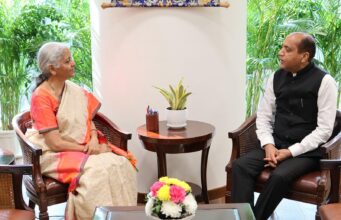 केंद्रीय वित्त मंत्री निर्मला सीतारमण से दिल्ली में मिले जयराम ठाकुर Jairam Thakur Delhi Visit