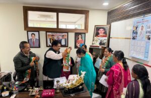 कर्नल संजय शांडिल की अगुवाई में 9 परिवारों ने थामा कांग्रेस का दामन