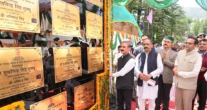 मुख्यमंत्री ने 51.10 करोड़ रुपये की 15 परियोजनाओं के उद्घाटन व शिलान्यास किए