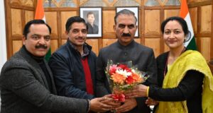 कंप्यूटर शिक्षक संघ के प्रतिनिधिमंडल ने मुख्यमंत्री से भेंट