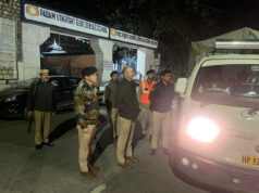शिमला पुलिस की सुदृढ़ रात्रि गश्त एवं चेकिंग व्यवस्था से सुरक्षा तंत्र मजबूत