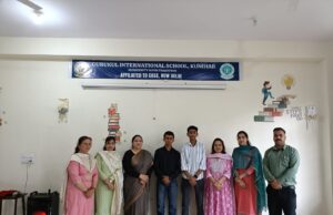 गुरुकुल इंटरनेशनल स्कूल, कुनिहार में किया कक्षा 10 के बोर्ड टॉपर्स हितेन और काव्यांश का स्वागत
