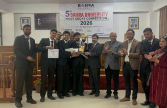 बाहरा विश्वविद्यालय में 5 वीं राष्ट्रीय मूट कोर्ट प्रतियोगिता का भव्य समापन