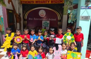 पृथ्वी दिवस पर साई इंटरनेशनल स्कूल में जागरूकता एवं रचनात्मकता का अनोखा आयोजन