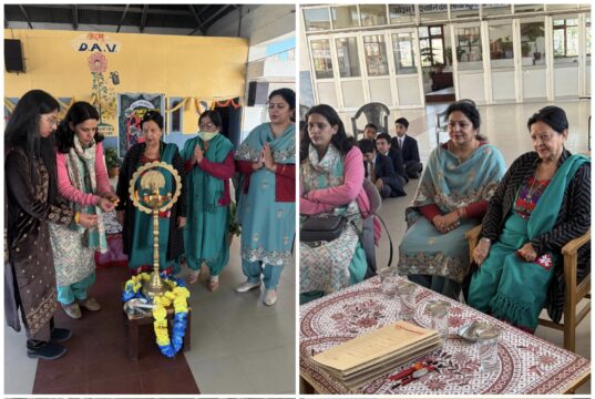 दयानंद आदर्श विद्यालय के प्रांगण में फैंसी ड्रेस का आयोजन