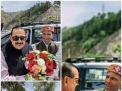 सोलन में केंद्रीय मंत्री जितेंद्र सिंह का भव्य स्वागत, तरसेम भारती के नेतृत्व में उमड़ा जनसैलाब