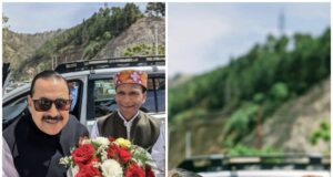 सोलन में केंद्रीय मंत्री जितेंद्र सिंह का भव्य स्वागत, तरसेम भारती के नेतृत्व में उमड़ा जनसैलाब