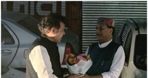 भाजपा प्रदेश प्रभारी श्रीकांत शर्मा का शिमला आगमन, पार्टी मुख्यालय में हुआ भव्य स्वागत