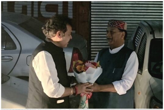 भाजपा प्रदेश प्रभारी श्रीकांत शर्मा का शिमला आगमन, पार्टी मुख्यालय में हुआ भव्य स्वागत