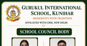 गुरुकुल इंटरनेशनल स्कूल, कुनिहार में आयोजित हुई इन्वेस्टिचर सेरेमनी