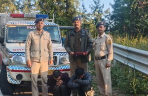 शिमला पुलिस का बड़ा एक्शन: कुमारसैन में 7 ग्राम हेरोइन के साथ दो तस्कर गिरफ्तार