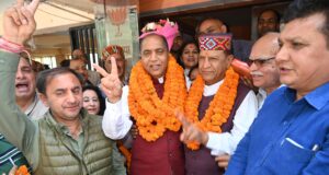 स्थानीय निकाय चुनावों में भाजपा की प्रचंड जीत सुक्खू सरकार की नाकामी, भ्रष्टाचार और माफिया राज पर जनता का करारा प्रहार : जयराम ठाकुर
