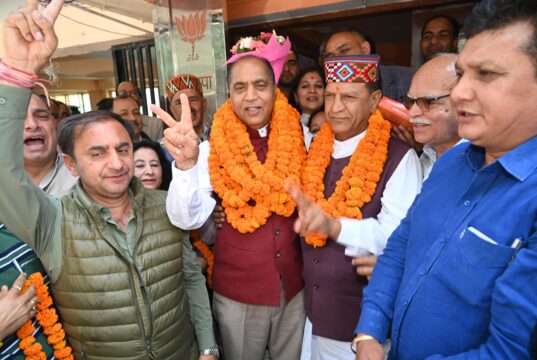 स्थानीय निकाय चुनावों में भाजपा की प्रचंड जीत सुक्खू सरकार की नाकामी, भ्रष्टाचार और माफिया राज पर जनता का करारा प्रहार : जयराम ठाकुर