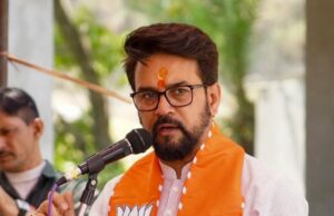 ईवीएम पर सीएम का बयान उनकी हताशा का प्रमाण: अनुराग सिंह ठाकुर