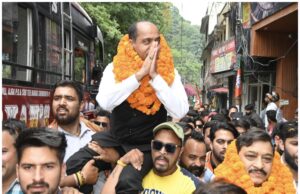 प्रदेश की जनता अव्यवस्था और झूठे वादों से त्रस्त, अब कांग्रेस सरकार को उखाड़ फेंकने का उचित समय : जयराम ठाकुर