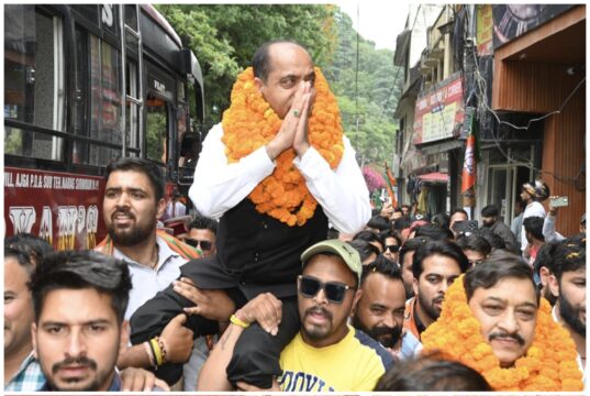 प्रदेश की जनता अव्यवस्था और झूठे वादों से त्रस्त, अब कांग्रेस सरकार को उखाड़ फेंकने का उचित समय : जयराम ठाकुर