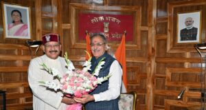 उत्तराखंड के पर्यटन मंत्री ने राज्यपाल से की भेंट