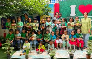 यूरोकिड्स प्ले स्कूल में किया “विश्व पर्यावरण-दिवस” का आयोजन