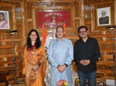 अभिनेता रोहिताश्व गौड़ ने राज्यपाल से की भेंट