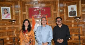 अभिनेता रोहिताश्व गौड़ ने राज्यपाल से की भेंट