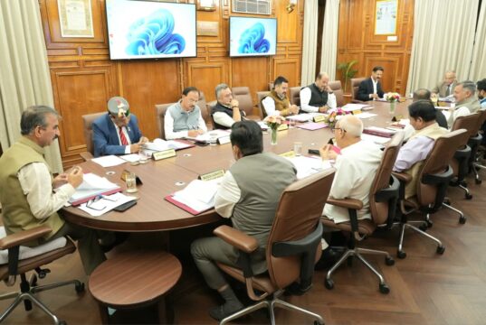 हिमाचल प्रदेश मंत्रिमंडलकी बैठक में लिए कई महत्वपूर्ण निर्णय