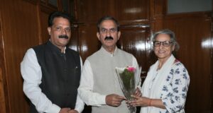 नगर निगम मण्डी से निर्दलीय पार्षद ने मुख्यमंत्री से की भेंट